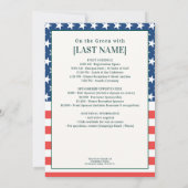 2026 Politischer Kandidat Golf Scramble Fundraiser Einladung (Rückseite)