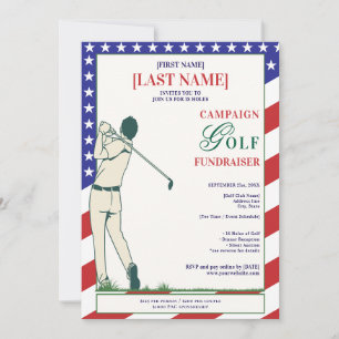 2026 Politischer Kandidat Golf Scramble Fundraiser Einladung