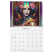 2026 Pop Fantasy Surreal Women Art Calendar Kalender (Mär 2026)