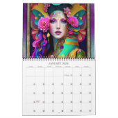 2026 Pop Fantasy Surreal Women Art Calendar Kalender (Jan 2026)