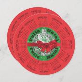 2026 Portugiesischer Kalender Frohe Weihnachten (Vorne/Hinten)