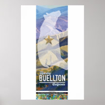 2026 Poster - Kalifornische Berge