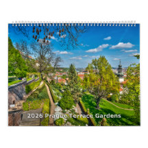 2026 Prag - Terrassengärten-Kalender