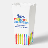 2026 Preschool Graduation Custom Party Popcorn Geschenkschachtel (Vorderseite)