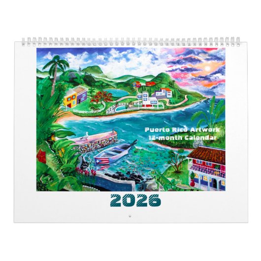2026 Puerto Rico Artwork Kalender (Titelbild)