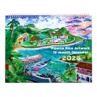 2026 Puerto Rico Kunst Kalender