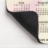 2026 Rainbow Cloud Calendar von Janz Mousepad (Ecke)