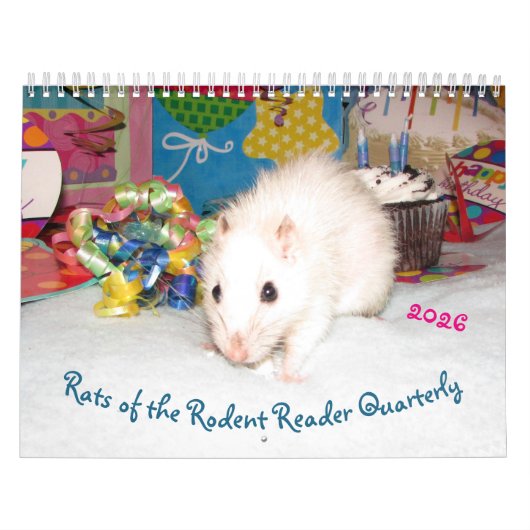 2026 RATS of the Rodent Reader Calendar B Kalender (Titelbild)