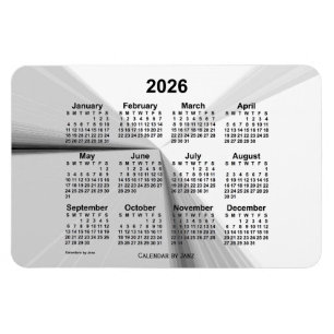 2026 Raucherkalender von Janz 4x6 Magnet