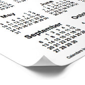 2026 Raupe Schlucken Schwanz von Janz Poster (Ecke)