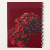 2026 Red Carnations Planner Planer (Rückseite)