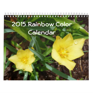 2026 Regenbogen der Farben Kalender
