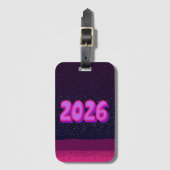 2026 Reisekofferanhänger Gepäckanhänger (Vorderseite Vertikal)