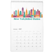 2026 REISENDE WELTSTÄDTE KALENDER (Jan 2027)