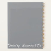 2026 Reset Planner Planer (Rückseite)