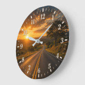2026 Road Watch Große Wanduhr (Winkel)