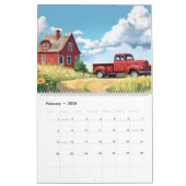 2026 Rustikales Bauernhaus Mauerkalender Kalender (Feb 2026)