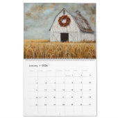2026 Rustikales Bauernhaus Mauerkalender Kalender (Jan 2026)