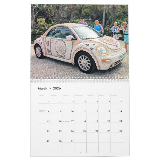 2026 Sanibel & Südwest Florida Wall Calendar Kalender (Mär 2026)