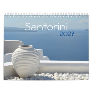 2026 Santorin Griechische Inseln Kalender