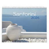 2026 Santorini Griechischer Inselkalender Kalender (Titelbild)