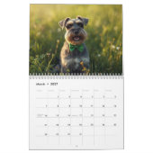2026 Schnauzer 12-Monate-Wandkalender Kalender (Mär 2027)