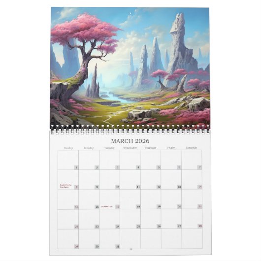 2026 Schöne Landschaften 2 Kalender (Mär 2026)