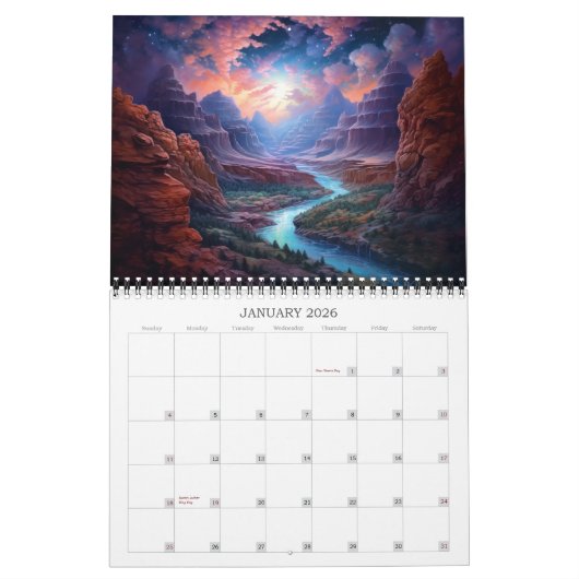 2026 Schöne Landschaften 2 Kalender (Jan 2026)