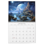 2026 Schöne Landschaften 5 Fantasy Nightscapes Kalender (Jan 2027)
