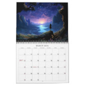 2026 Schöne Landschaften 5 Fantasy Nightscapes Kalender (Mär 2026)