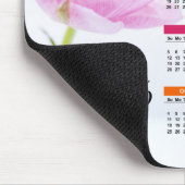 2026 Schöne rosa Peony | Blumenkalender Mousepad (Ecke)
