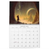 2026 Science Fiction Kunst Kalender in anderen Wel (Jan 2026)