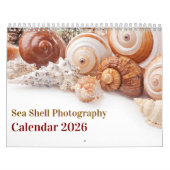 2026 Sea Shell | Coastal  Shell Photography Kalender (Titelbild)