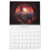 2026 Seltsame Reiche 4 Fantasy Art Kalender (Jan 2026)