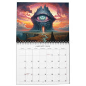 2026 Seltsame Reiche 5 Fantasy Art Kalender (Jan 2026)