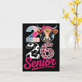 2026 Senior Cow Lovers Graduation Funny Cl Shirt F Karte (Gelbe Blume)