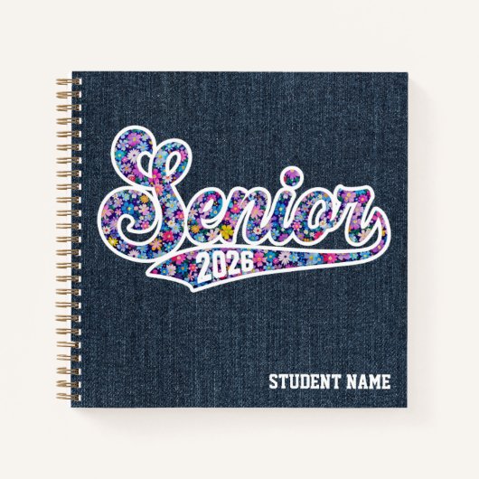 2026 Senior Year Scrapbook and Autograph Book Notizblock (Vorderseite)