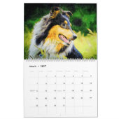 2026 Shetland Sheepdog Sheltie Mama Owner Kalender (Mär 2027)