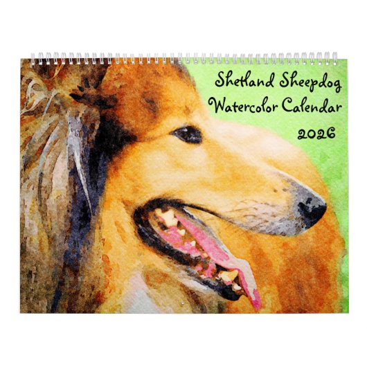 2026 Shetland Sheepdog Sheltie Mama Owner Kalender (Titelbild)
