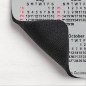 2026 Silver 52 Weeks ISO Calendar by Janz Mousepad (Ecke)
