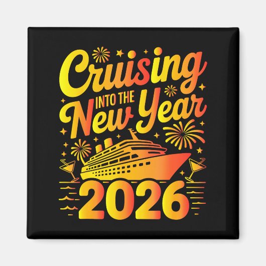2026 Silvester Kreuzfahrt Weihnachtskreuzfahrt Magnet (Vorne)