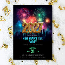 2026 Silvester Party Elegante Feuerwerke