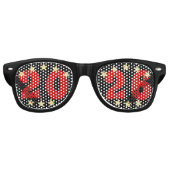 2026 Silvester Party Swag Sonnenbrille Shades (Vorderseite)