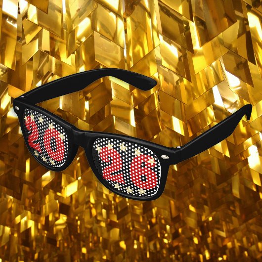 2026 Silvester Party Swag Sonnenbrille Shades