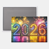 2026, Silvesterfeier, Magnet (Vorderseite/Rückseite)