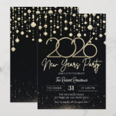 2026 Silvesterparty  Einladung (Vorne/Hinten)