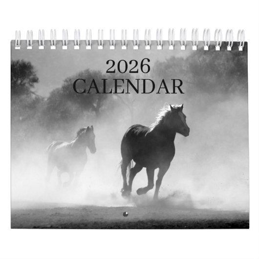 2026 SIMPLE HORSES CALENDAR KALENDER (Titelbild)