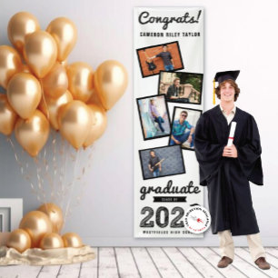 2026 Skizze 5 Foto Schwarz-Weiß Abschlussfeier Banner