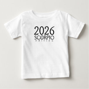 2026 Skorpion Edition mit Symbol Baby T-Shirt