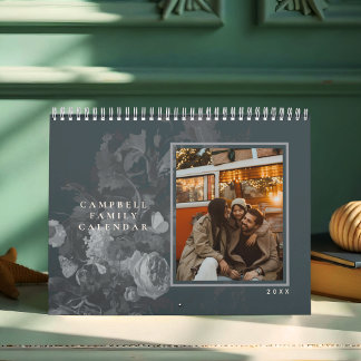 2026 Sleek Stylish Floral Artistic Photopop Kalender